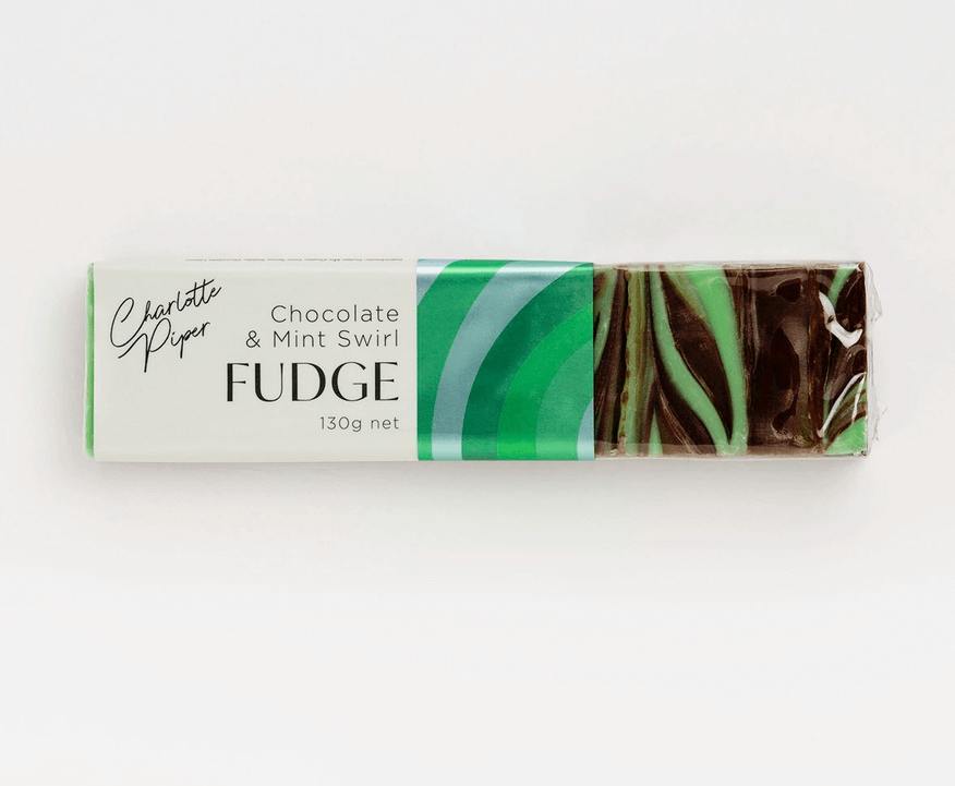 130g Chocolate & Mint Fudge - Charlotte Piper image 0