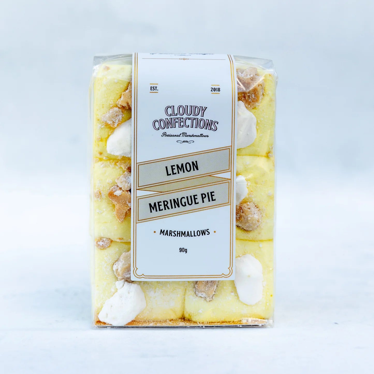 Cloudy Confections - Lemon meringue pie marshmallows
