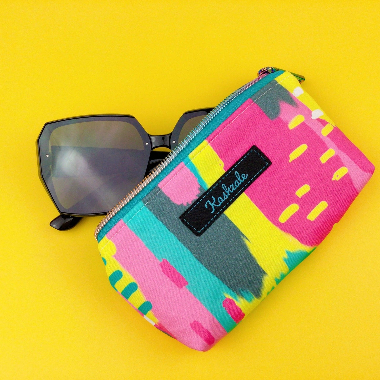 Kashzale Handmade Cosmetic Bags - 21st Party Sunglasses bag, glasses case. Exclusive Design