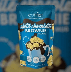 Confier White Chocolate Brownie in a Mug - 50g, Gluten Free image 0