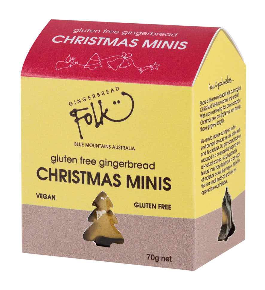 Gourmet & Lifestyle - Gingerbread Folk Gluten Free Christmas Mini's 70g