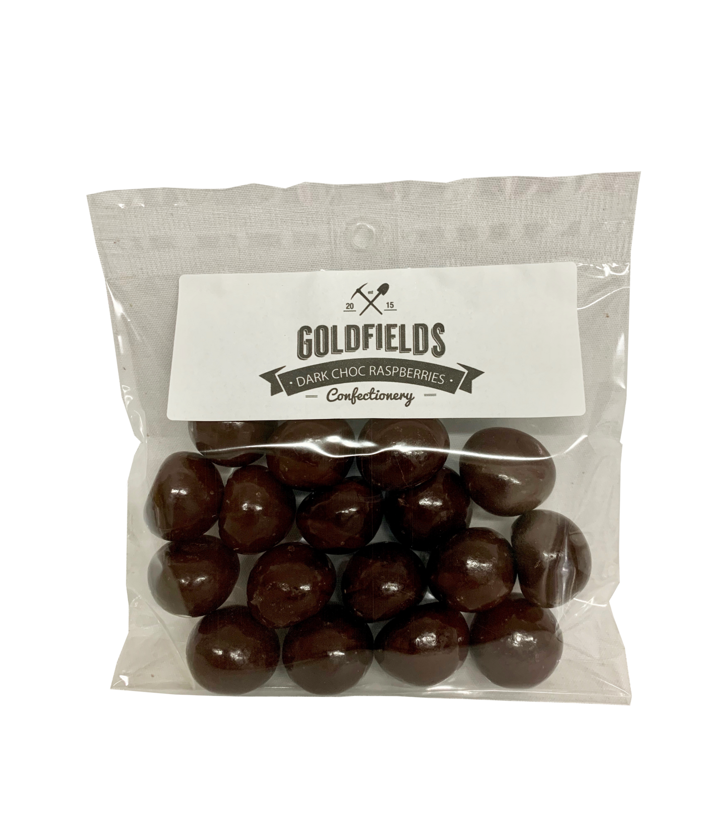 Dark Chocolate Raspberries 125g image 0