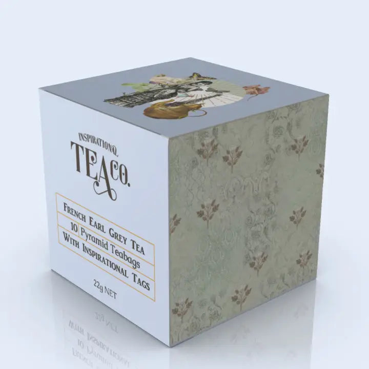 French Earl Grey Teabags Inspirational Tags 10pk- Inspirational Tea Co image 0
