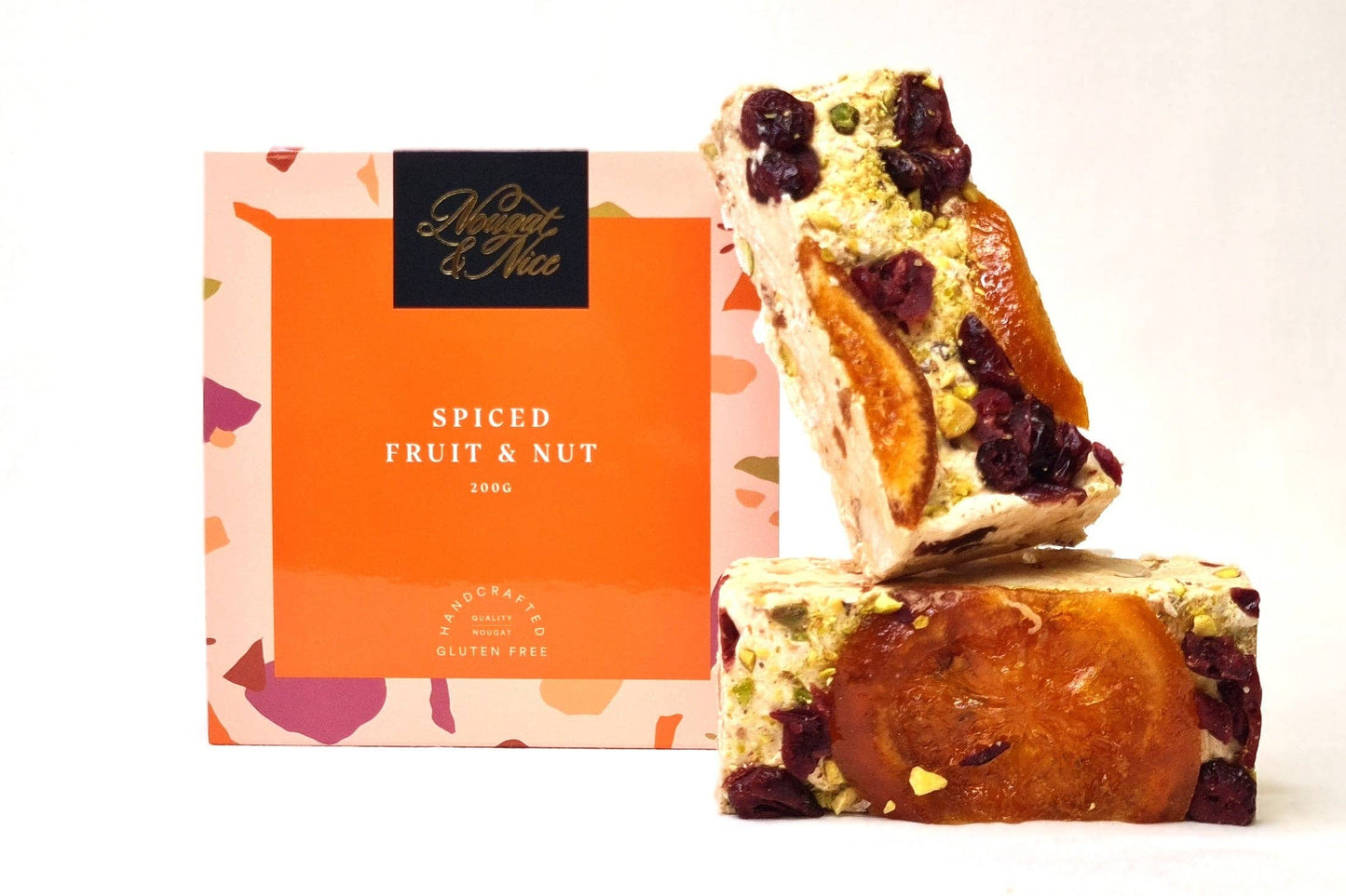 Nougat & Nice - Spiced Fruit & Nut Nougat  | 200g Box