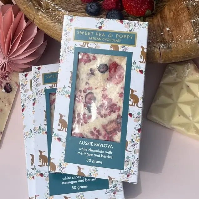 Aussie Pavlova Artisan Chocolate Bar