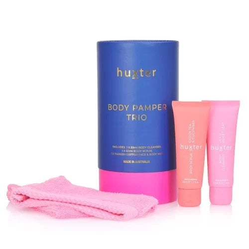 Huxter -Body Pamper Trio | Cobalt Blue with Fuchsia image 0