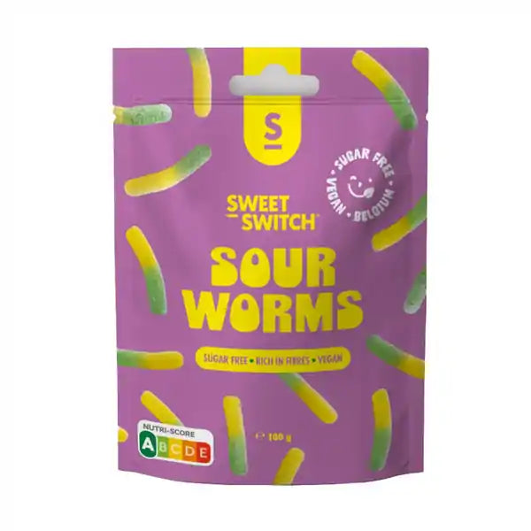 Sweet-Switch Sour Worms 100g