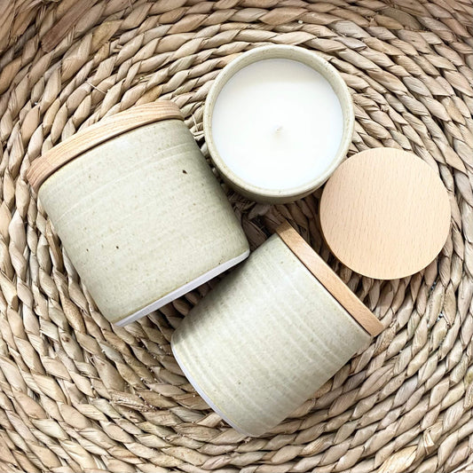 Andrew James Pottery Collab Candle - Tobacco & Hay image 0