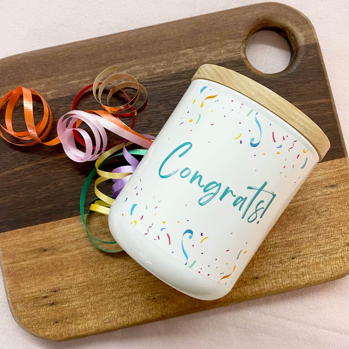 'Congrats!' - Tumbler Candle Label image 1