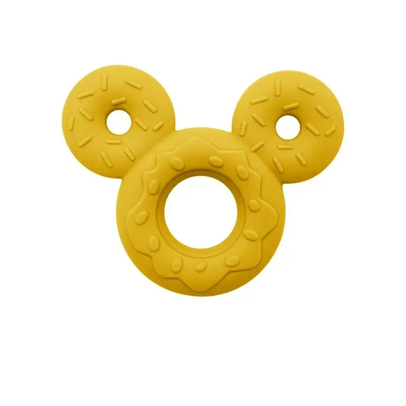 Sensory Bear Teether - Mustard