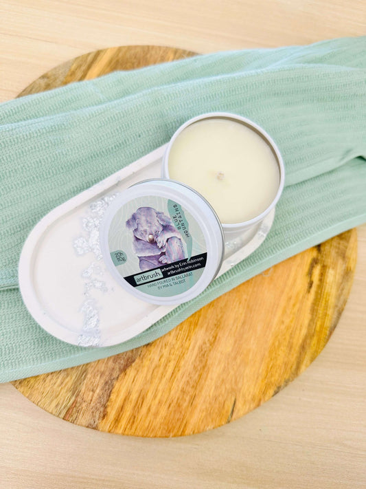 Blue Mountains- Artbrush - Scents of Australia- 20hr Travel Candle image 0