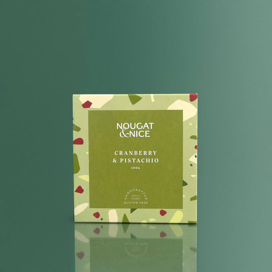 Nougat & Nice - Cranberry & Pistachio Nougat | 200g Box