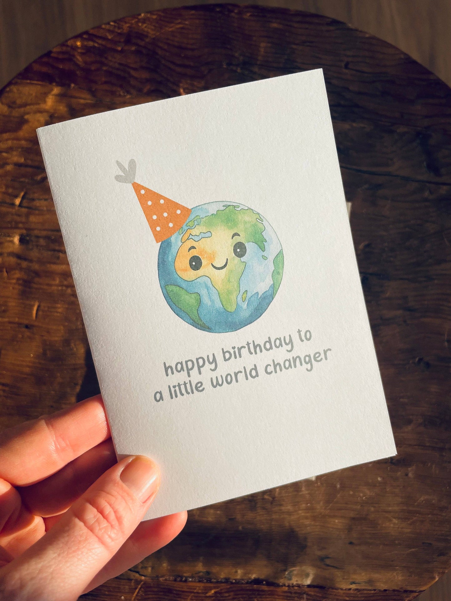 To & From Cards - Happy Birthday to a Little World Changer
