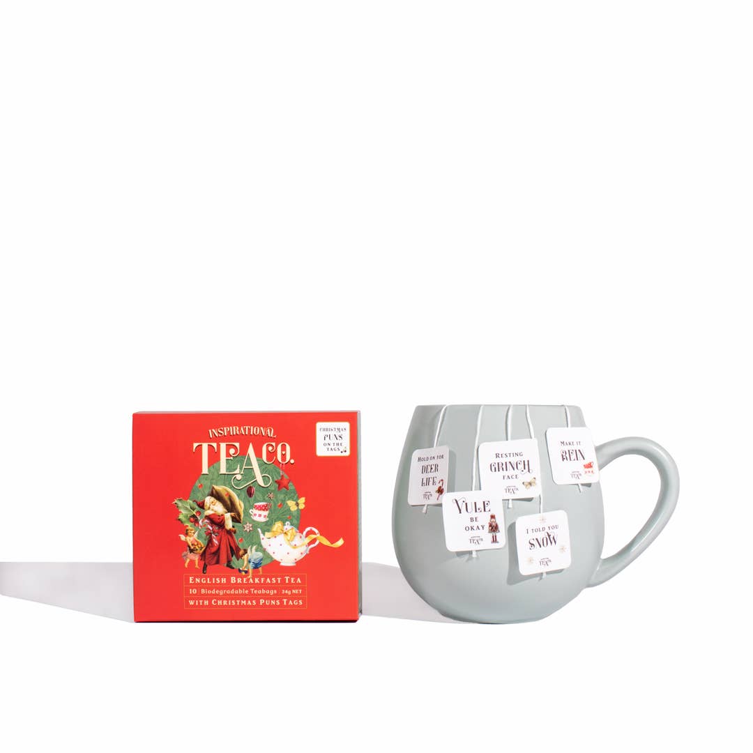 Inspirational Tea Co. - Christmas Puns English Breakfast Teabags 10pk