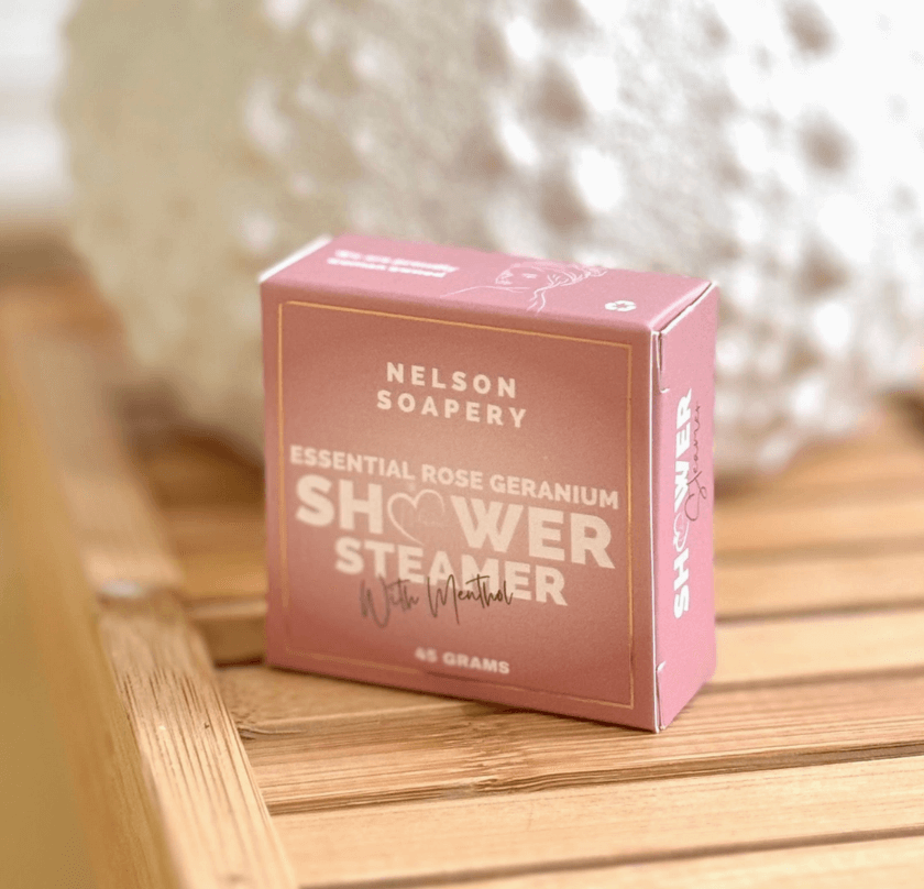 Nelson Soapery - Rose Geranium - Shower Steamers image 0