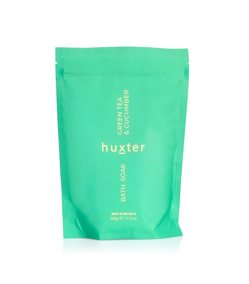 Huxter Bath Soak 500g - Green Tea & Cucumber image 1