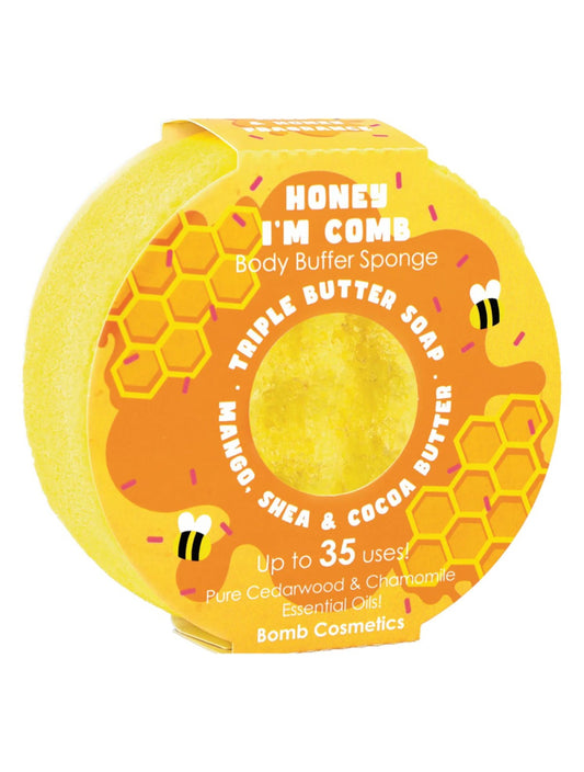 Bomb Cosmetics Honey I'm Comb Body Buffer - Splosh