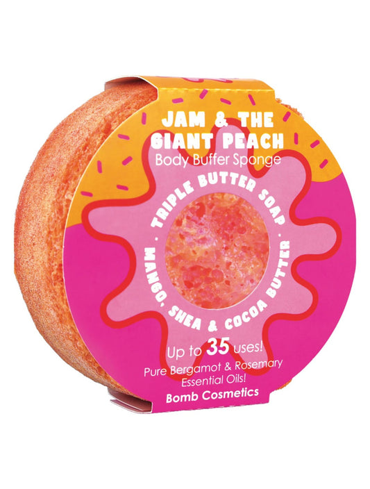 Bomb Cosmetics Jam And The Giant Peach Body Buffer - SPLOSH