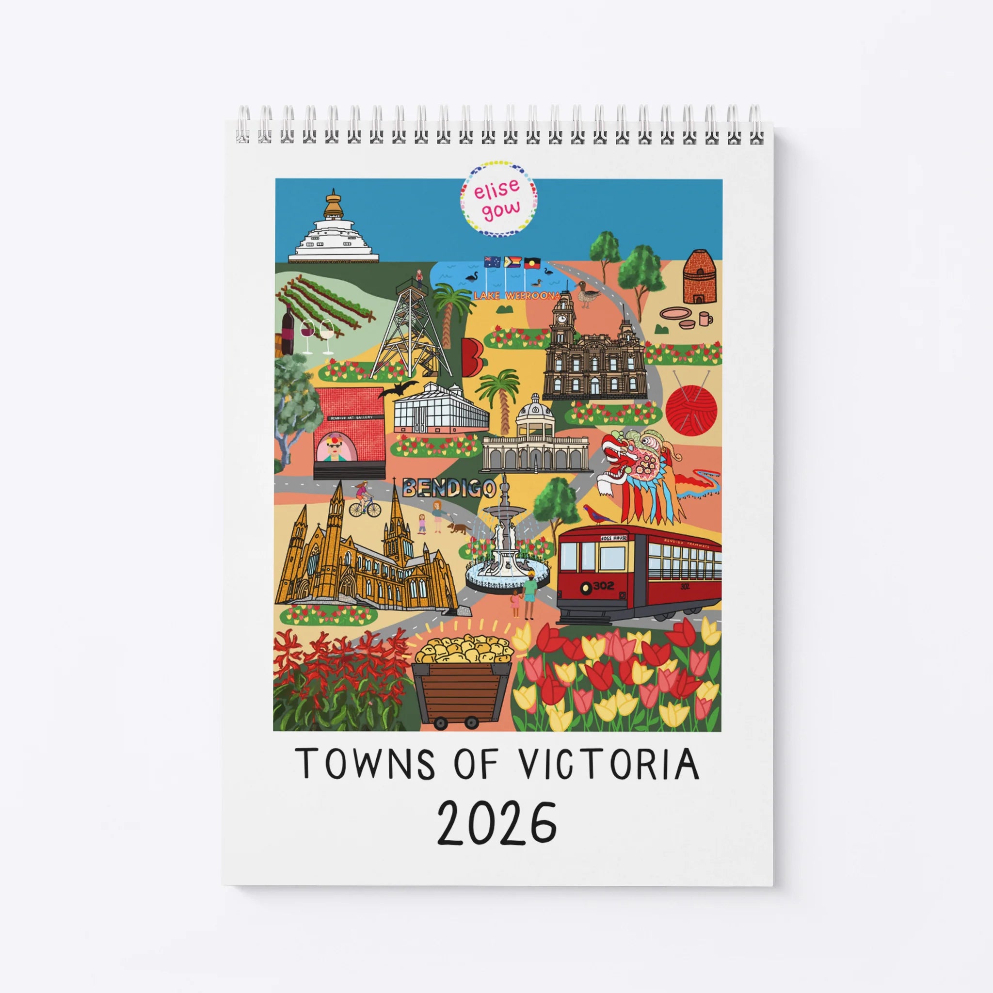Elise Gow Victorian Towns 2026 Calender Mia Talbot FRONT COVER TOWNS OF VICTORIA 2026 MOCKUP SQUARE 1024x1024 2x E847abd6 12bf 43d2 87a4
