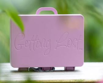 Getting Lost - Suitcase - Lilac Winter Sunrise