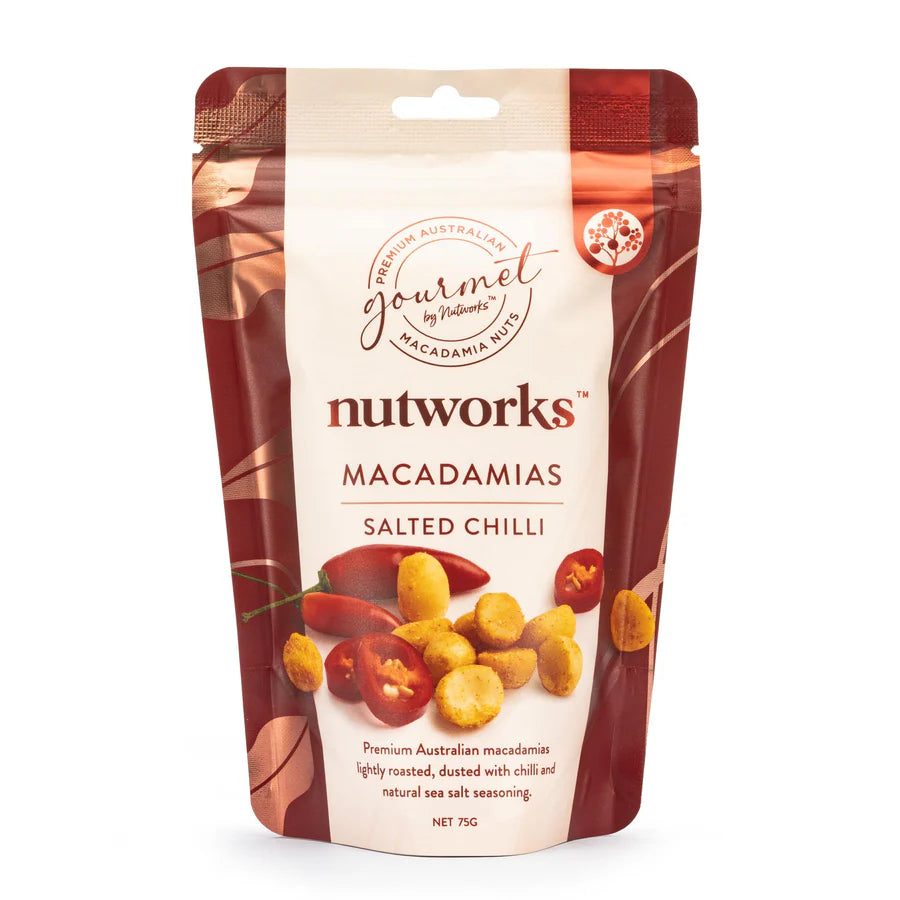 NutWorks Salted Chilli Macadamias