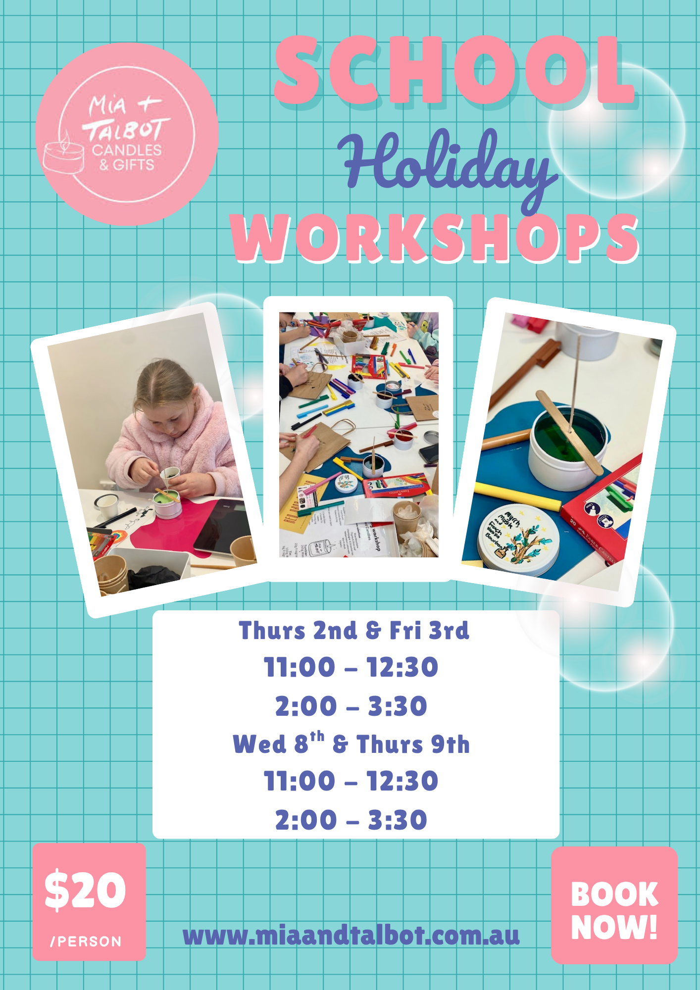 Candle Making Workshop - Thursday 2nd 2.00 - 3.30