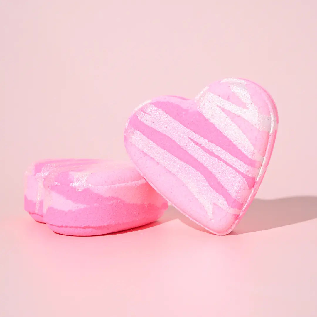 A Lil Luxury - Pink Heart Bath Bomb