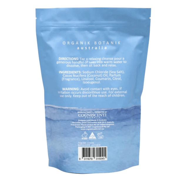 SPLOTCH SEA SALT & PACIFIC COCONUT BATH SALTS 950G image 1