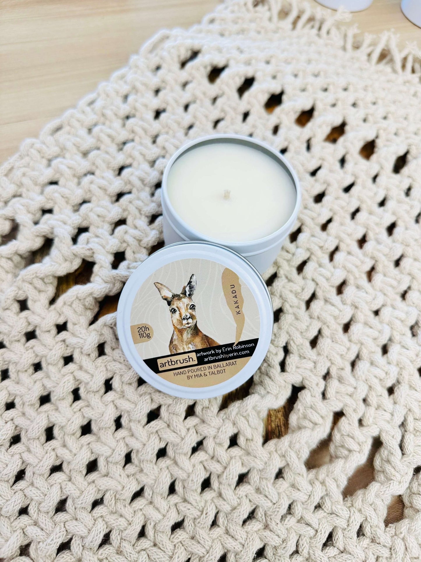Kakadu - Artbrush - Scents of Australia- 20hr Travel Candle image 0