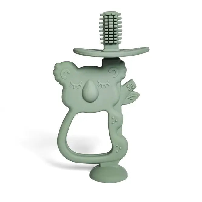 Koala Teether with Handle - Sage