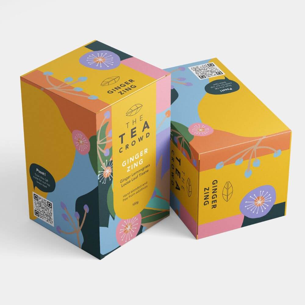 The Tea Crowd - Herbal Tea - Ginger Zing: Small Pouch (50g)