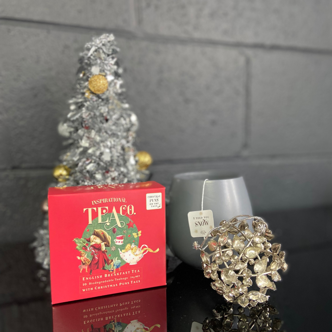 Inspirational Tea Co. - Christmas Puns English Breakfast Teabags 10pk