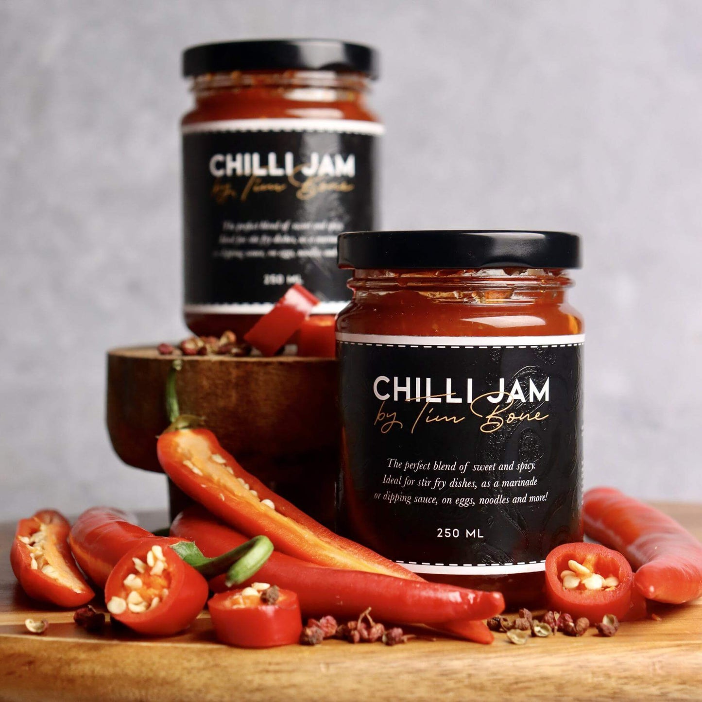 Tim Bone- Chilli Jam 250ml image 0