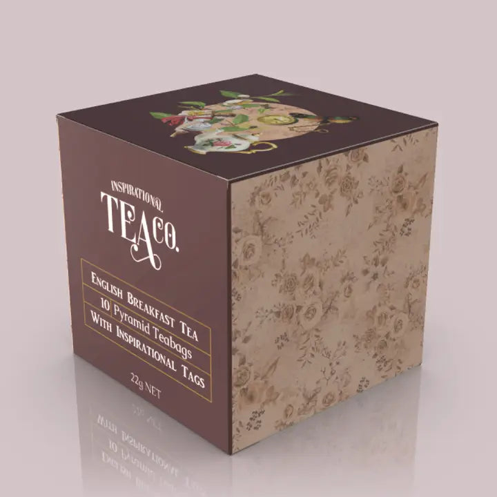 English Breakfast Teabags Inspirational tags 10pk- Inspirational Tea Co image 0
