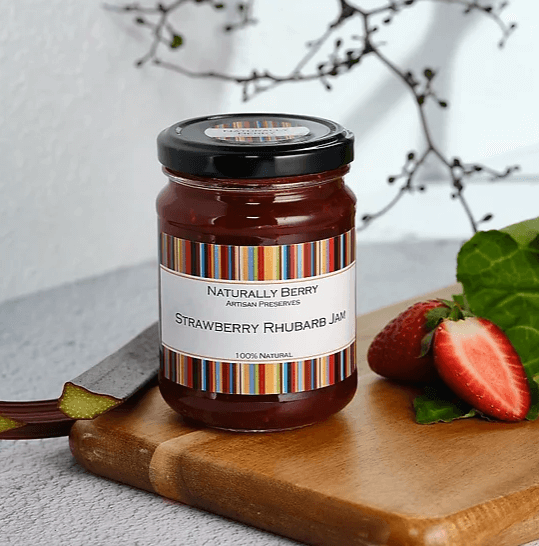 Raspberry Vodka Jam 250g- Naturally Berry image 0