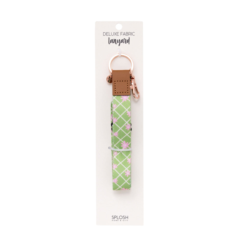 Splosh - Green daisy lanyard