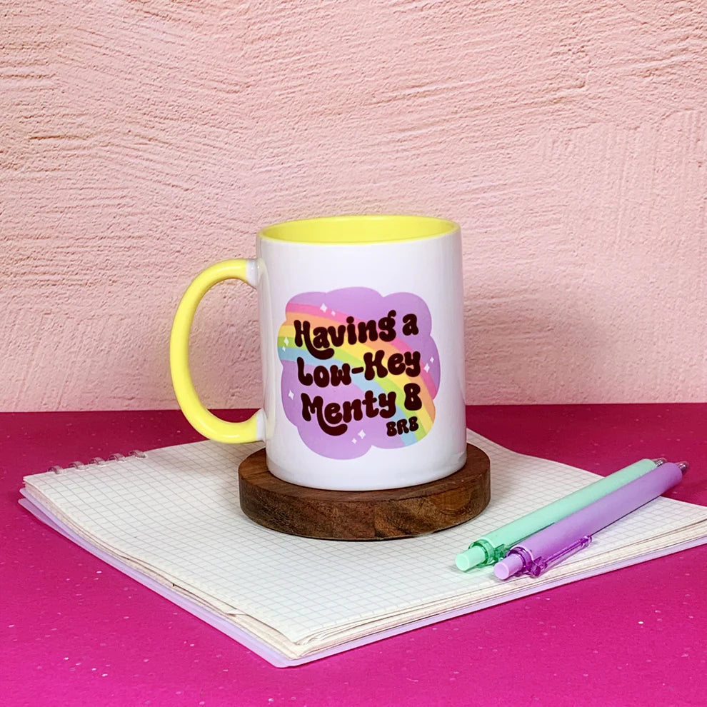 Mittems & Moods - Having A Low Key Menty-B - Ceramic Mug