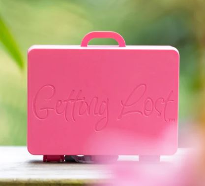 Getting Lost - Suitcase - Pink Spring Blooms