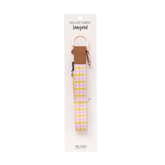 Splosh - -plaid lanyard