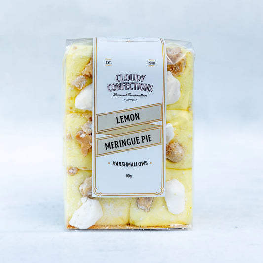 Cloudy Confections - Lemon meringue pie marshmallows