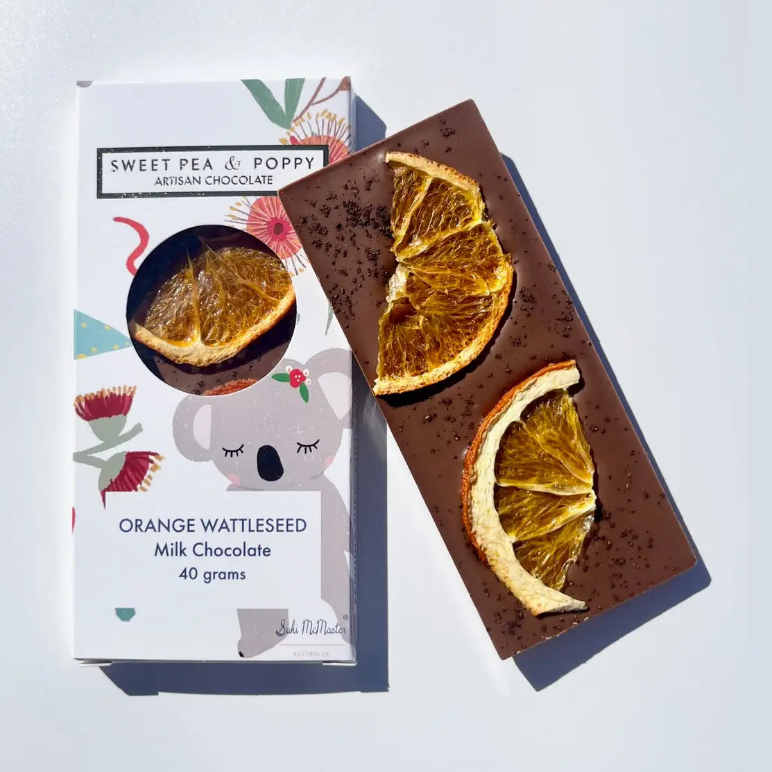 Milk Chocolate Wattleseed Suki Mcmaster Illustrated Bar
