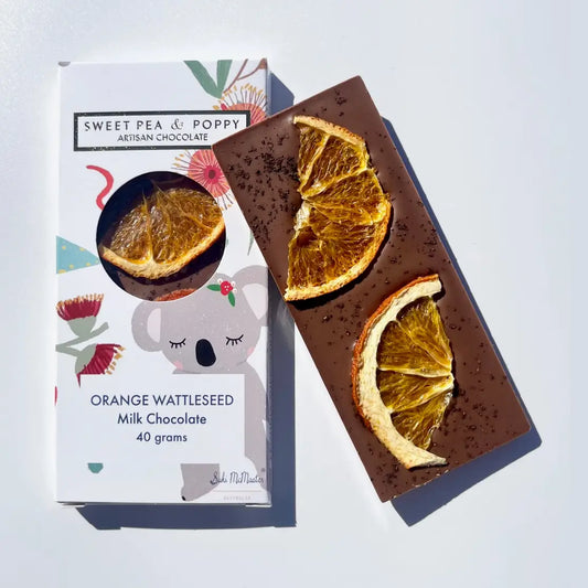 Milk Chocolate Wattleseed Suki Mcmaster Illustrated Bar