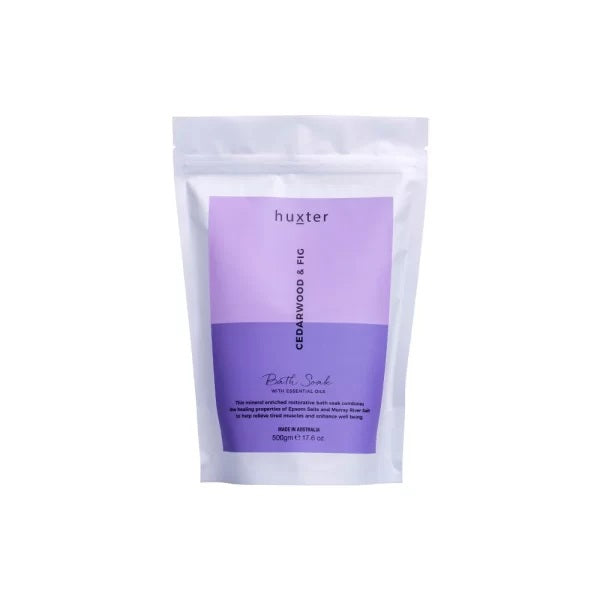 Huxter - Bath Soak - Cedarwood & Fig - 120gm image 0