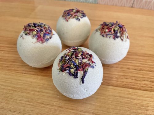 Handmade Bergamot Goat Milk Bath Bomb - Suave Soap image 0