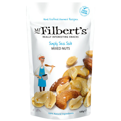 Gourmet & Lifestyle - Mr Filbert's Simply Sea Salt Mixed Nuts 100g
