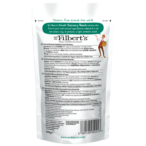 Gourmet & Lifestyle - Mr Filbert's French Rosemary Almonds 100g