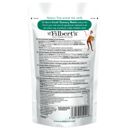 Gourmet & Lifestyle - Mr Filbert's French Rosemary Almonds 100g