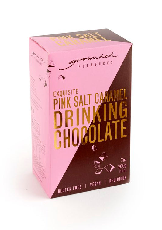 Pink Salt Caramel Hot Chocolate 200g- Grounded Pleasures image 0