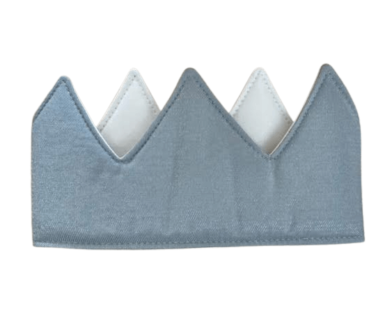 Grey Children's Crown with Velcro - Leo + Theo image 0