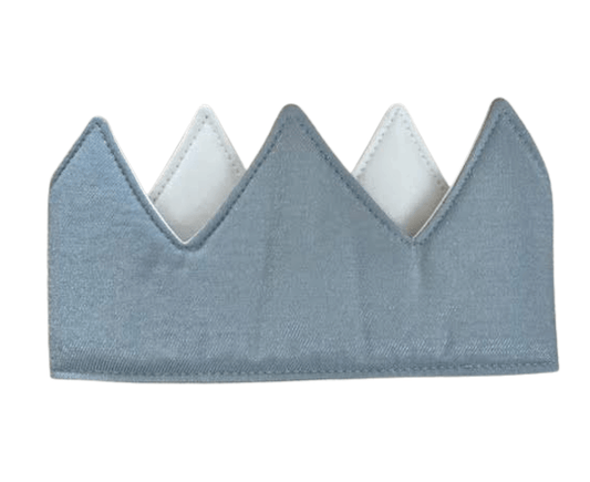 Grey Children's Crown with Velcro - Leo + Theo image 0